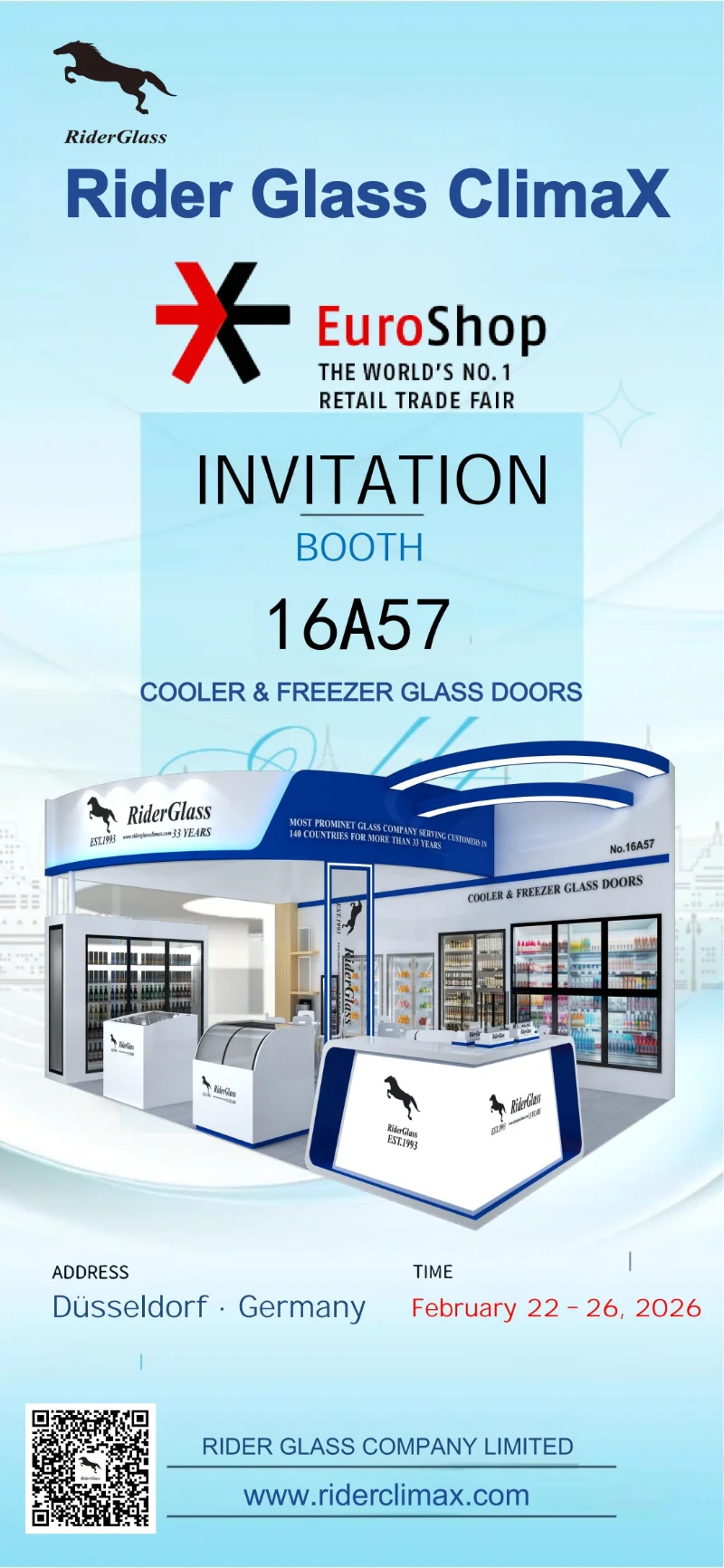 Rider Glass to Make a Splash at Euroshop 2026 in Düsseldorf