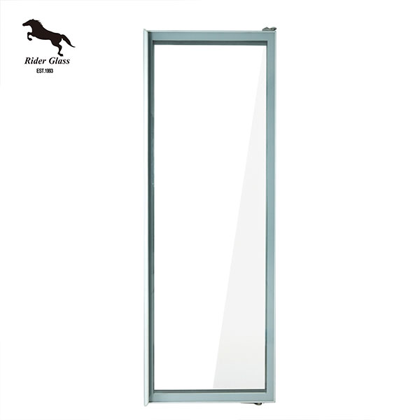 vertical freezer glass door