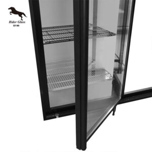 stand up freezer glass doors