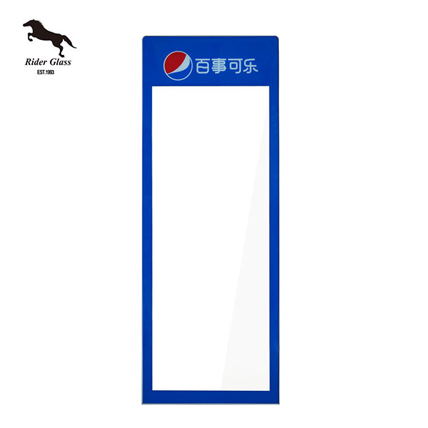 upright freezer glass doors