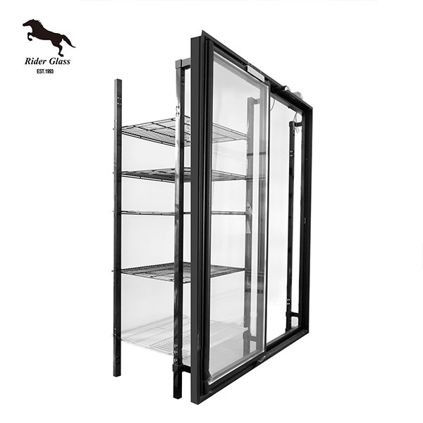 commercial glass door freezer